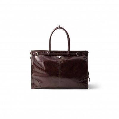 PRADA BONNIE LEATHER TOTE BAG 1BA439 (42*30*12cm) 